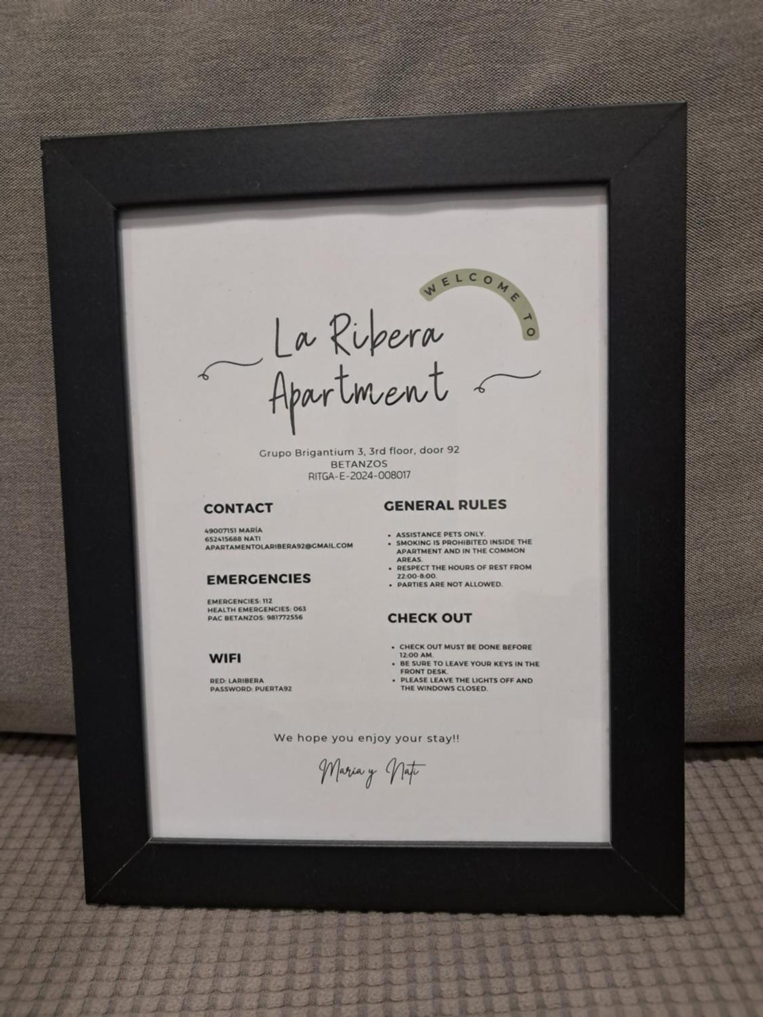 Apartamento La Ribera ベタンソス エクステリア 写真
